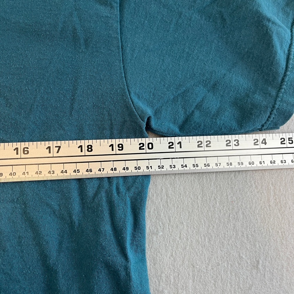 Vintage Jerzees Las Vegas Cactus Southwestern‎ Embroidered T Shirt Large Teal - Picture 4 of 7